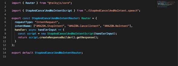 TalkyJS - Alexa Custom Skill framework gallery image