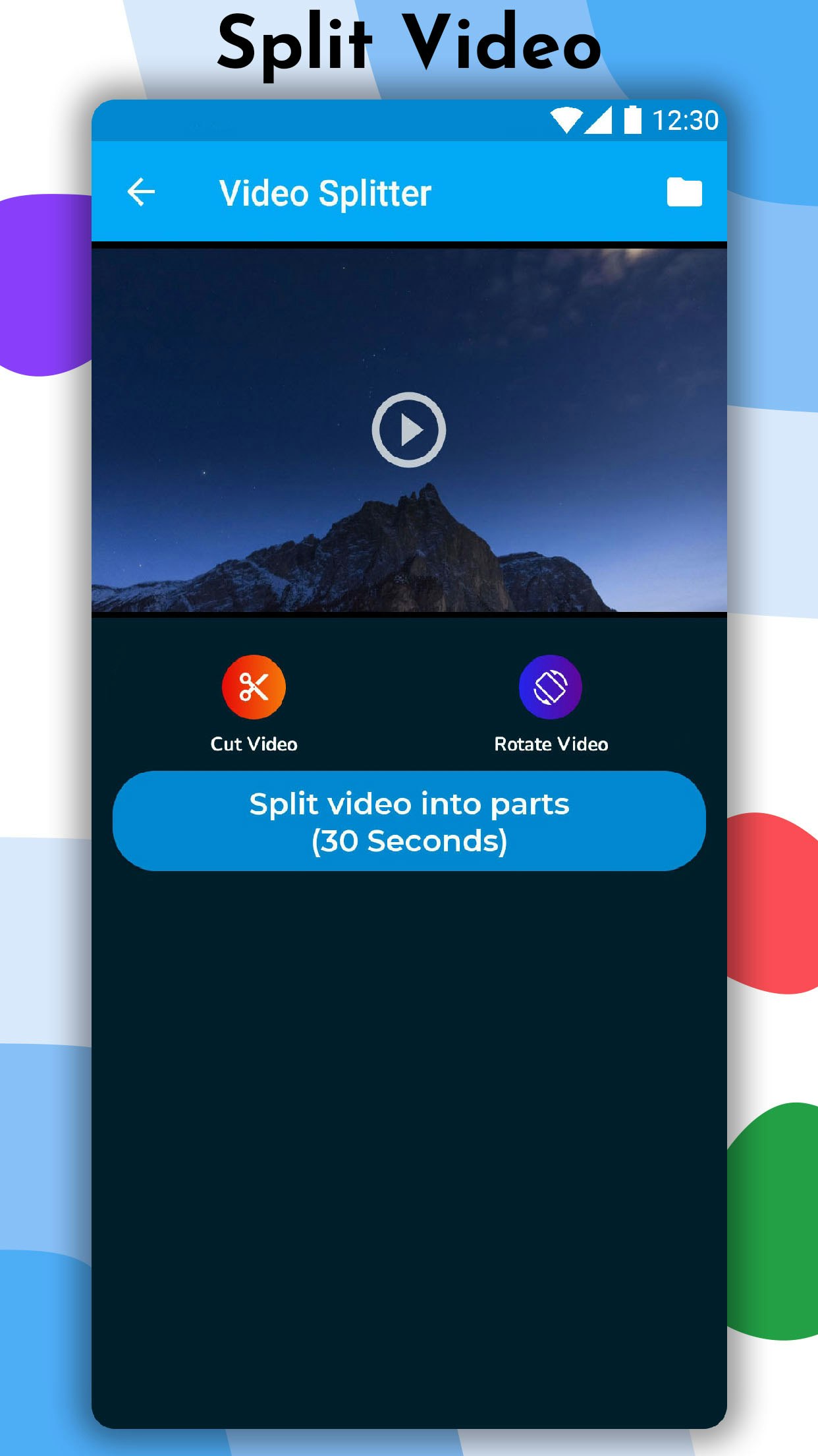 Media Splitter video - Berpecah video untuk status dan cerita 1