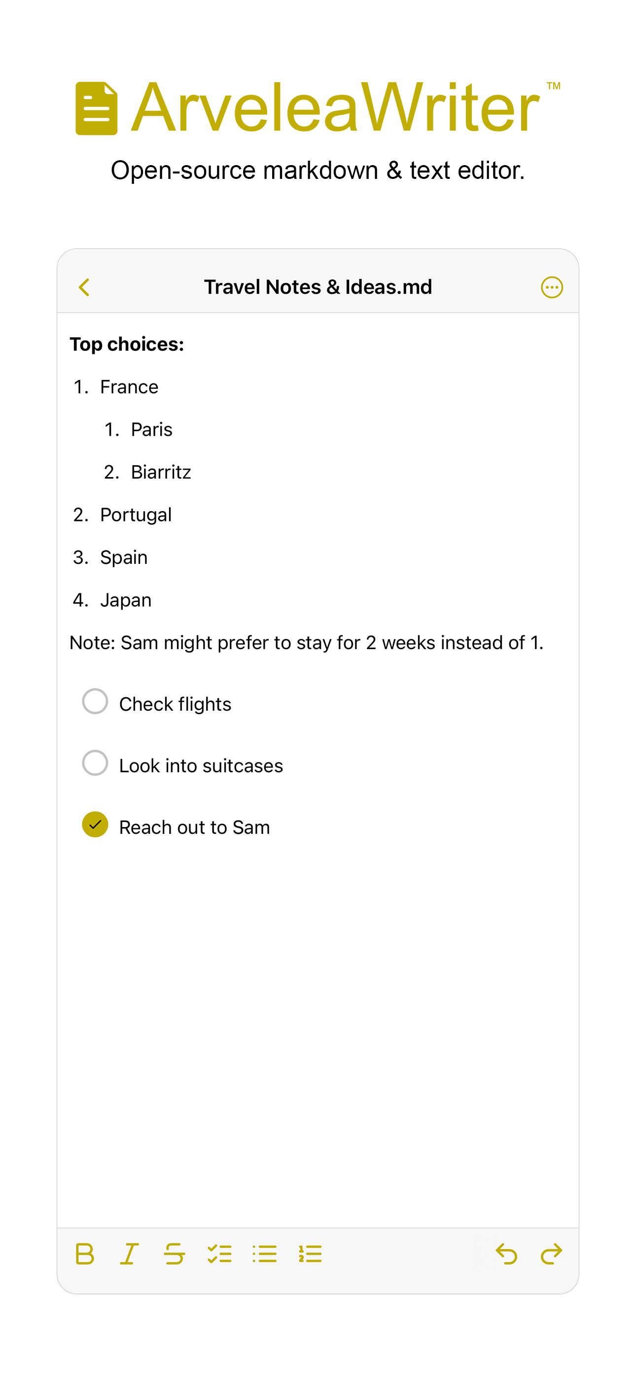 ArveleaWriter gallery image