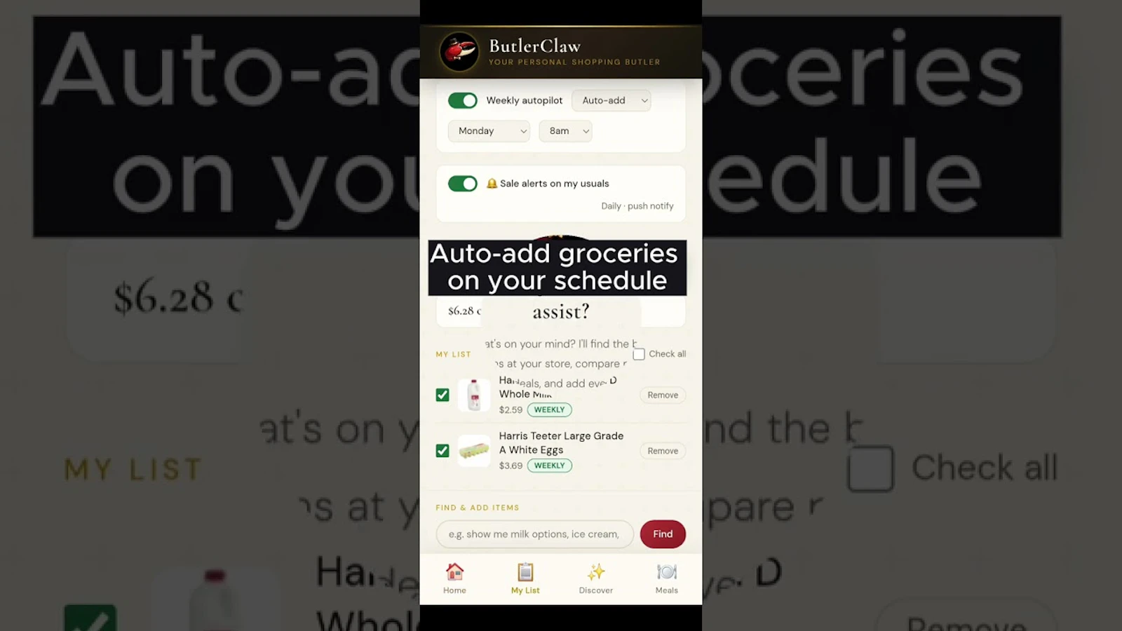 ButlerClaw screenshot 1 (video preview)