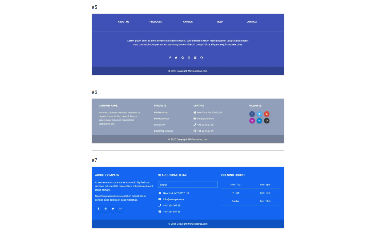 Ultimate Footer gallery image