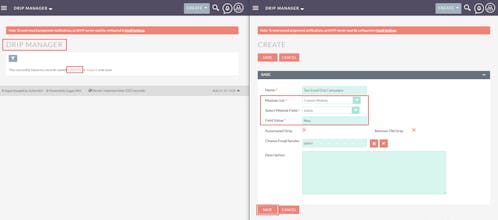 SuiteCRM Email Drip Campaign gallery image