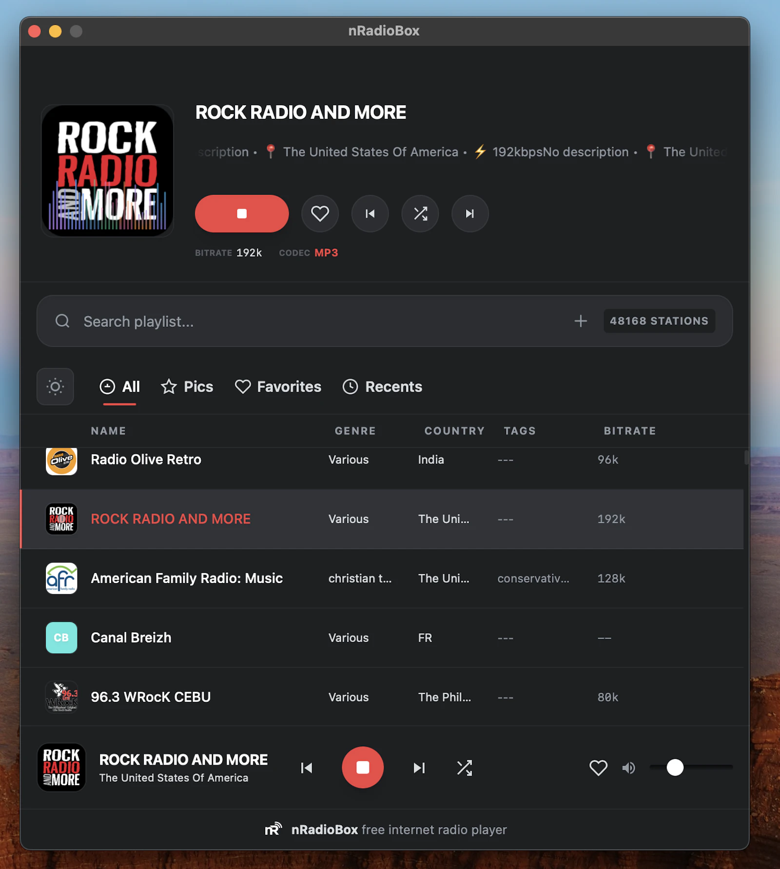 nRadioBox screenshot 7
