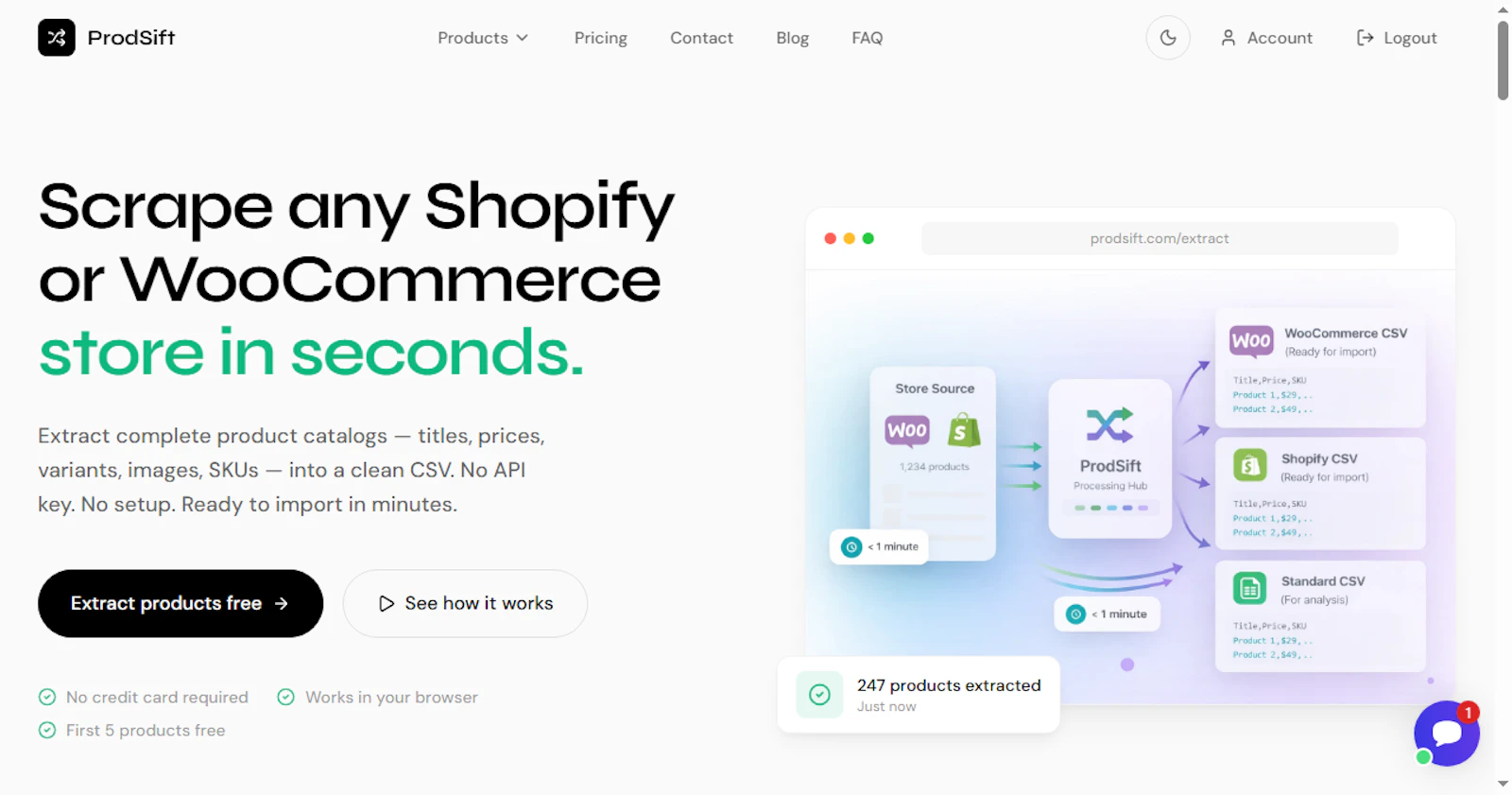 ProdSift screenshot 2