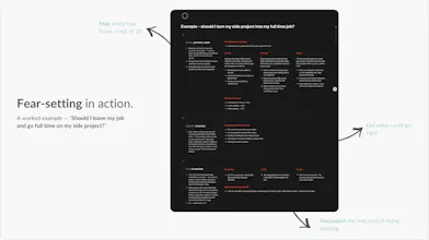 Fear-Setting (a Tim Ferriss exercise) gallery image