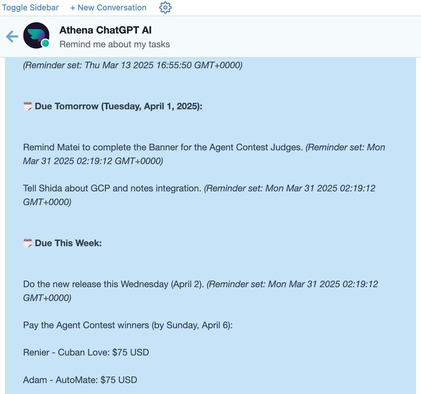 Athena AI gallery image