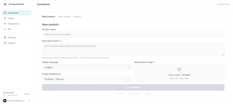 ProductPolish screenshot 2