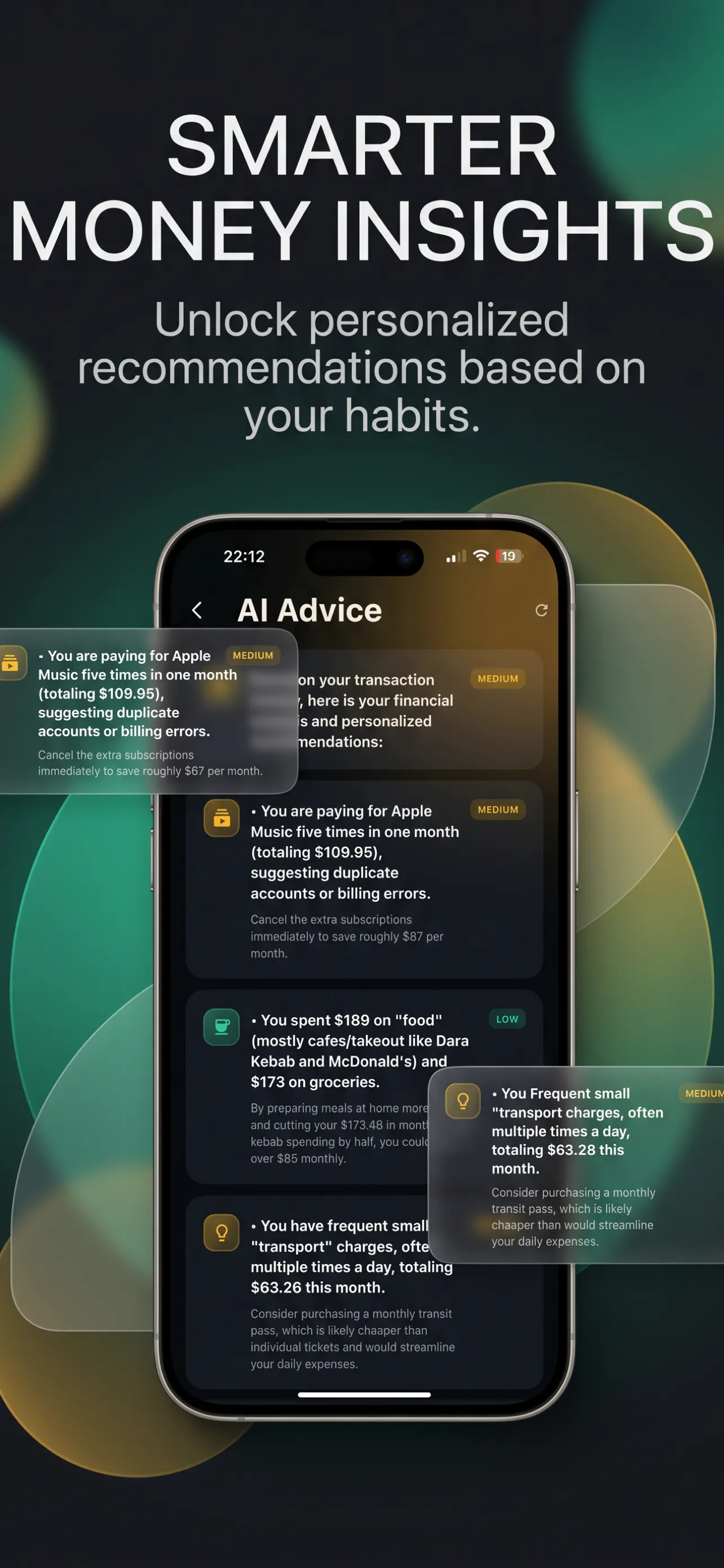 Finance App: AI Tracker gallery image