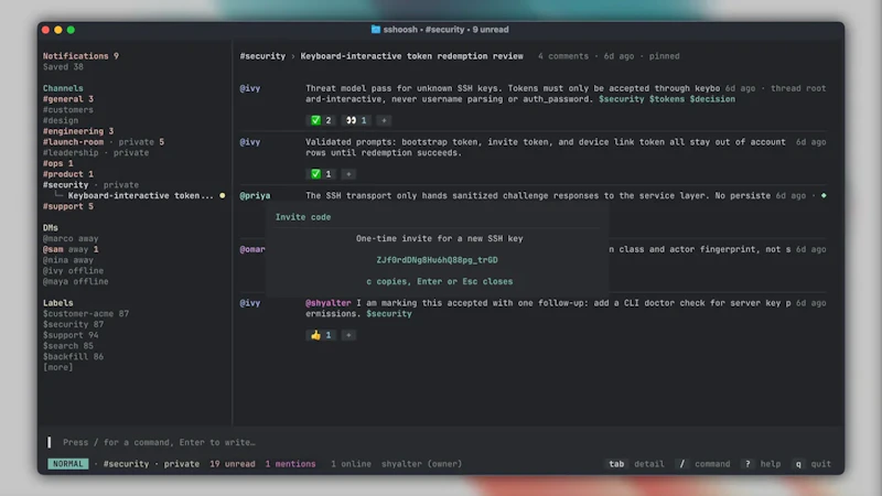 sshoosh screenshot 3