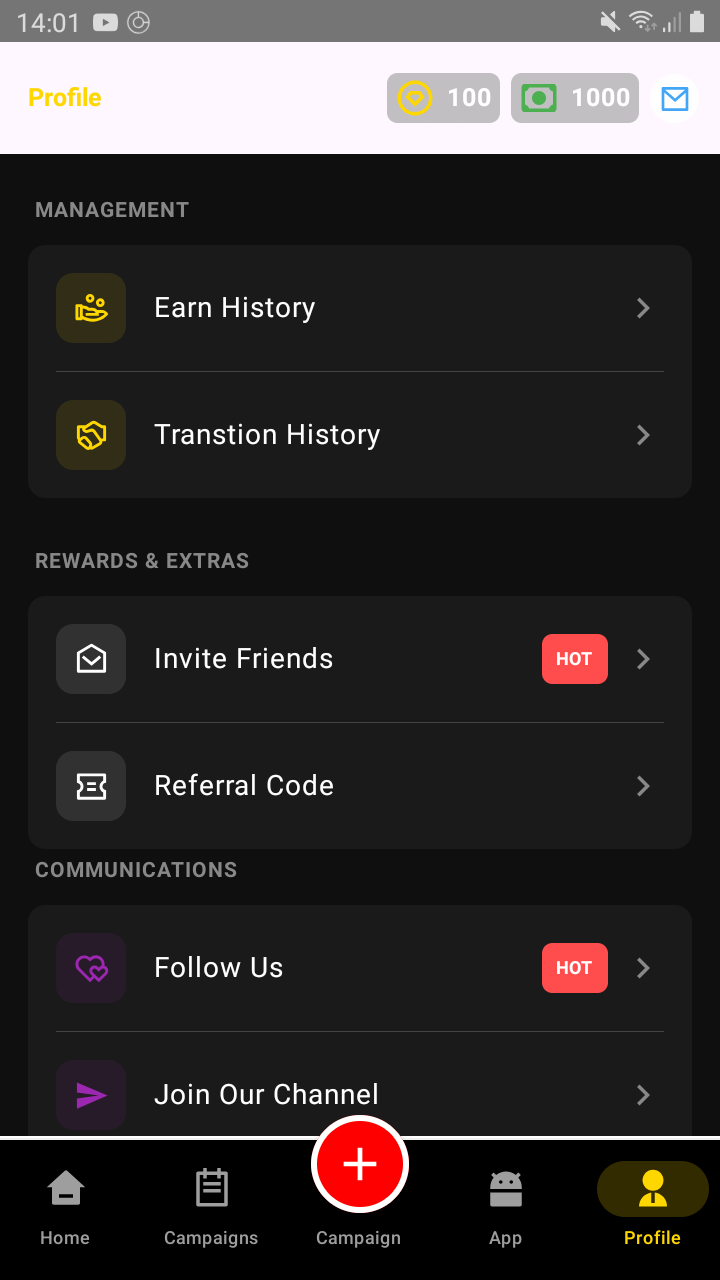 Phone2Earn: Get free Youtube Views gallery image