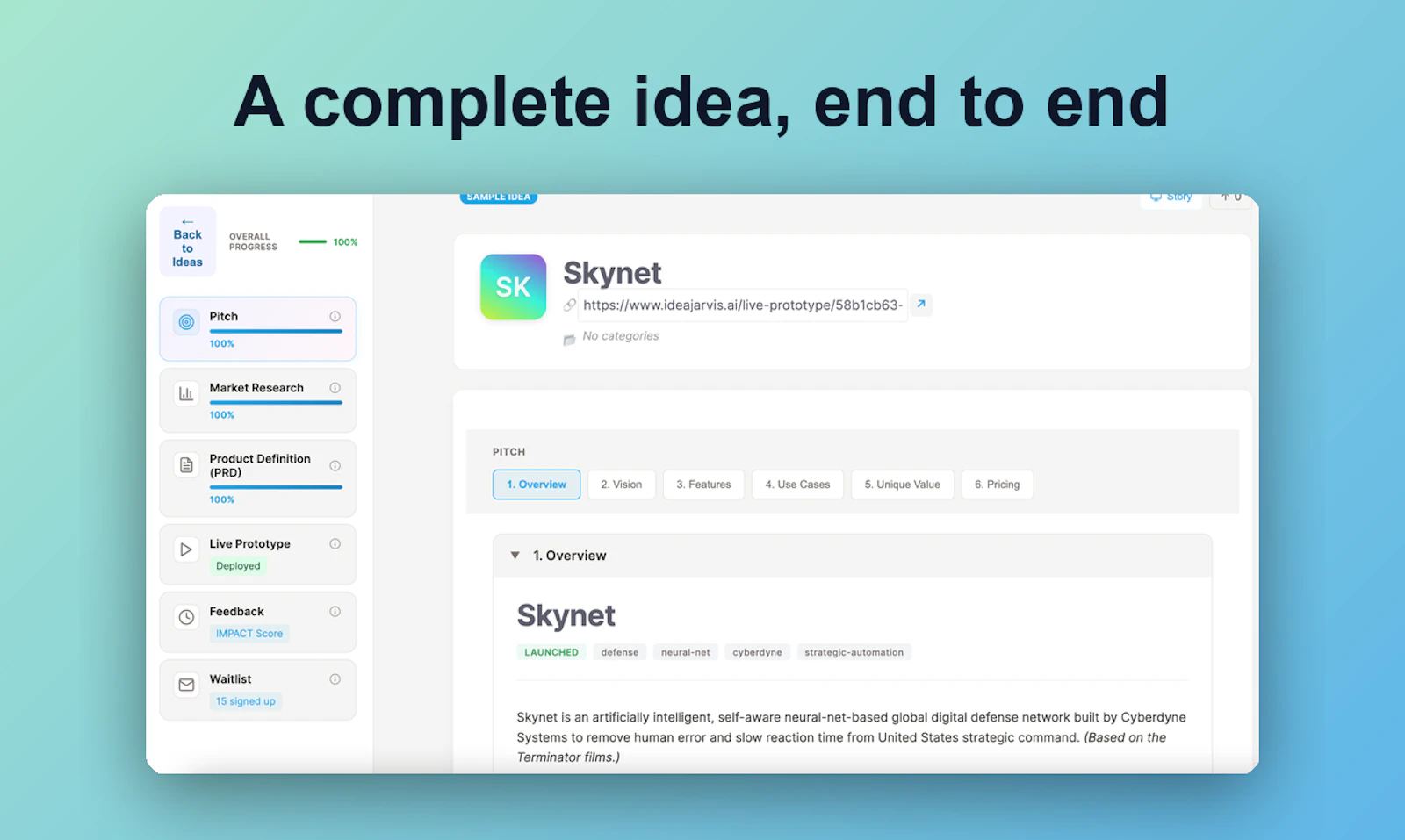 IdeaJarvis screenshot 3