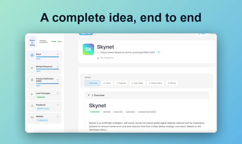 IdeaJarvis screenshot 3