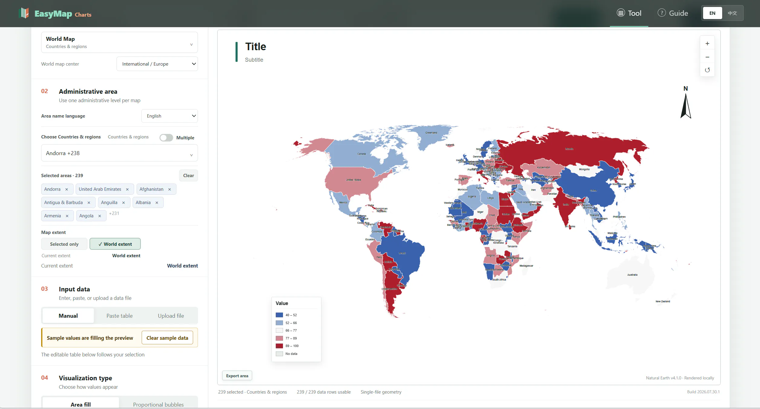 EasyMap Charts gallery image