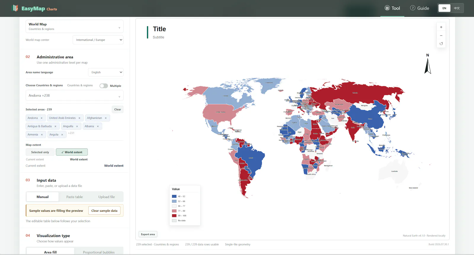 EasyMap Charts screenshot 2