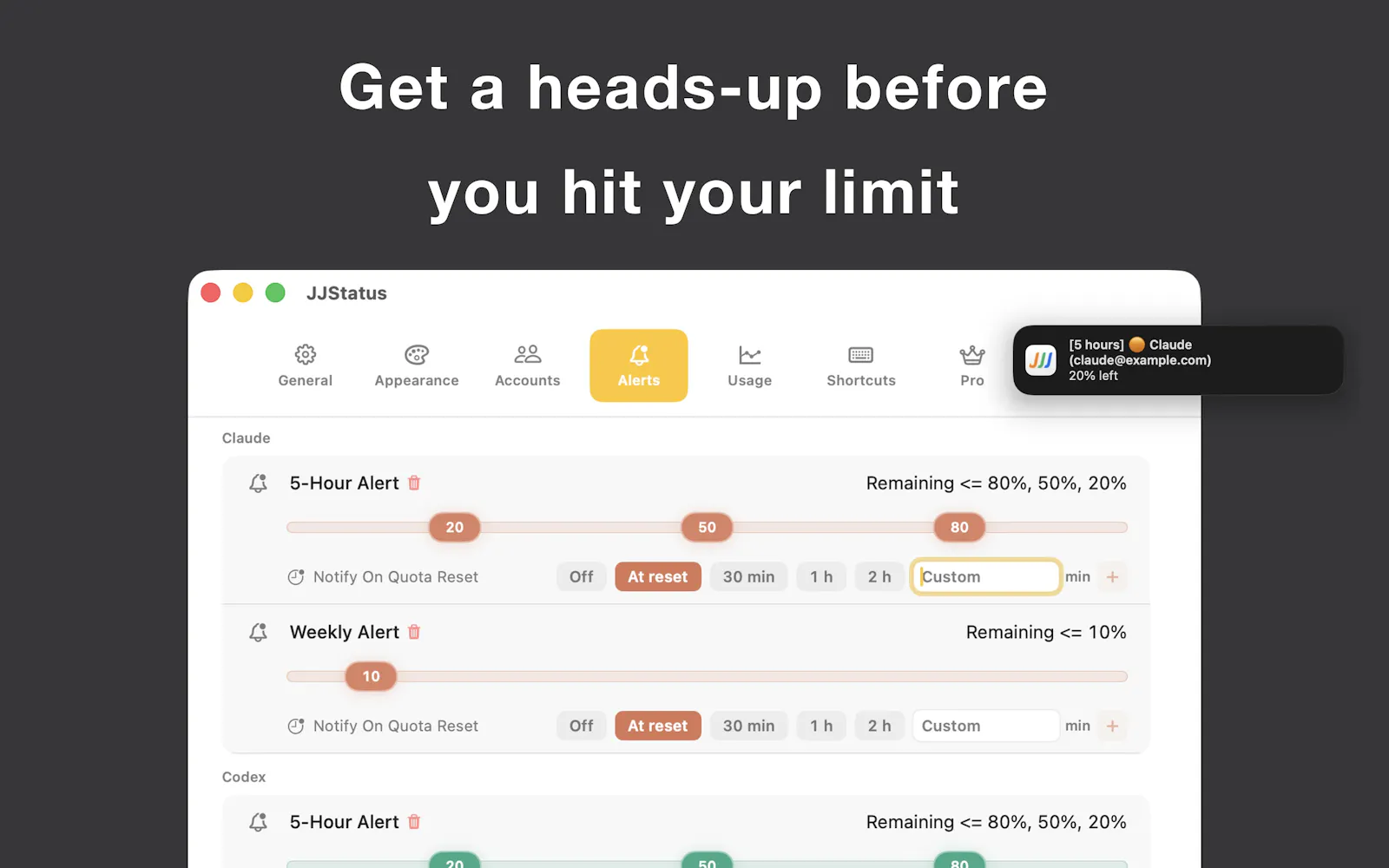 JJStatus screenshot 4