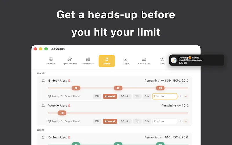 JJStatus screenshot 4