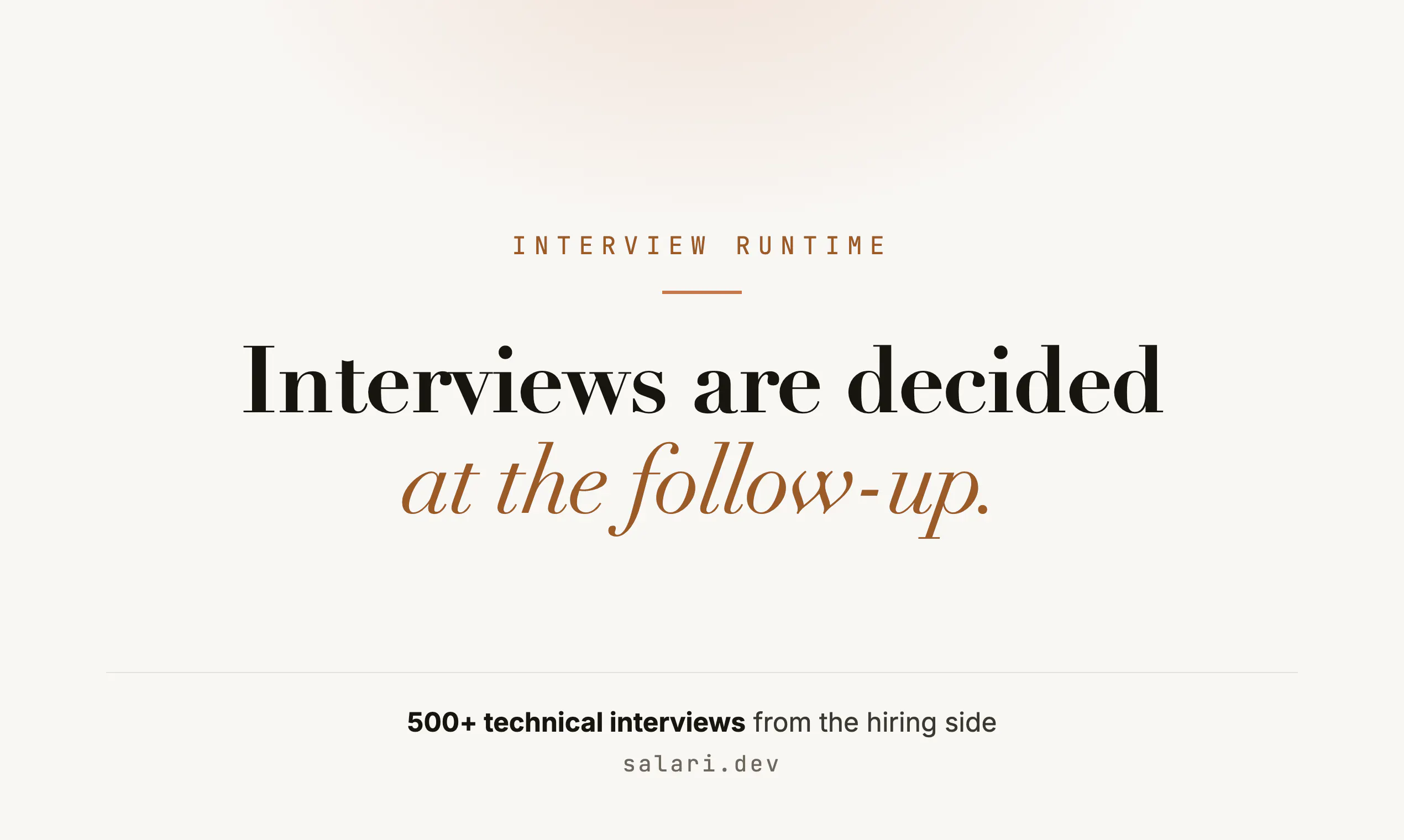 Interview Runtime gallery image