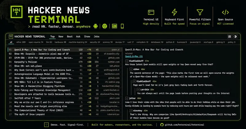 HNTerminal screenshot 1