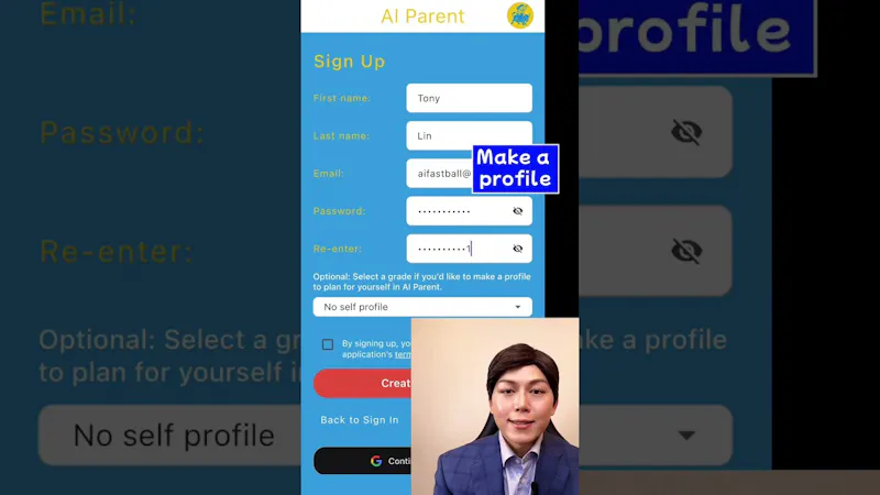 AI Parent screenshot 1 (video preview)