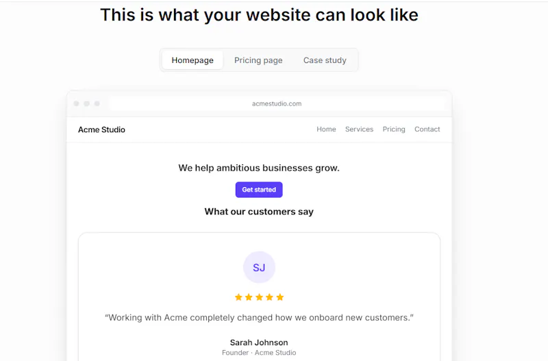 Praise — Collect customer testimonials screenshot 5