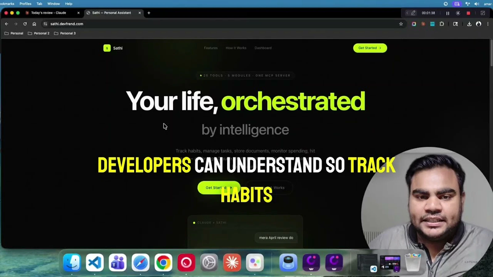 Sathi — Personal Assistant screenshot 1 (video preview)