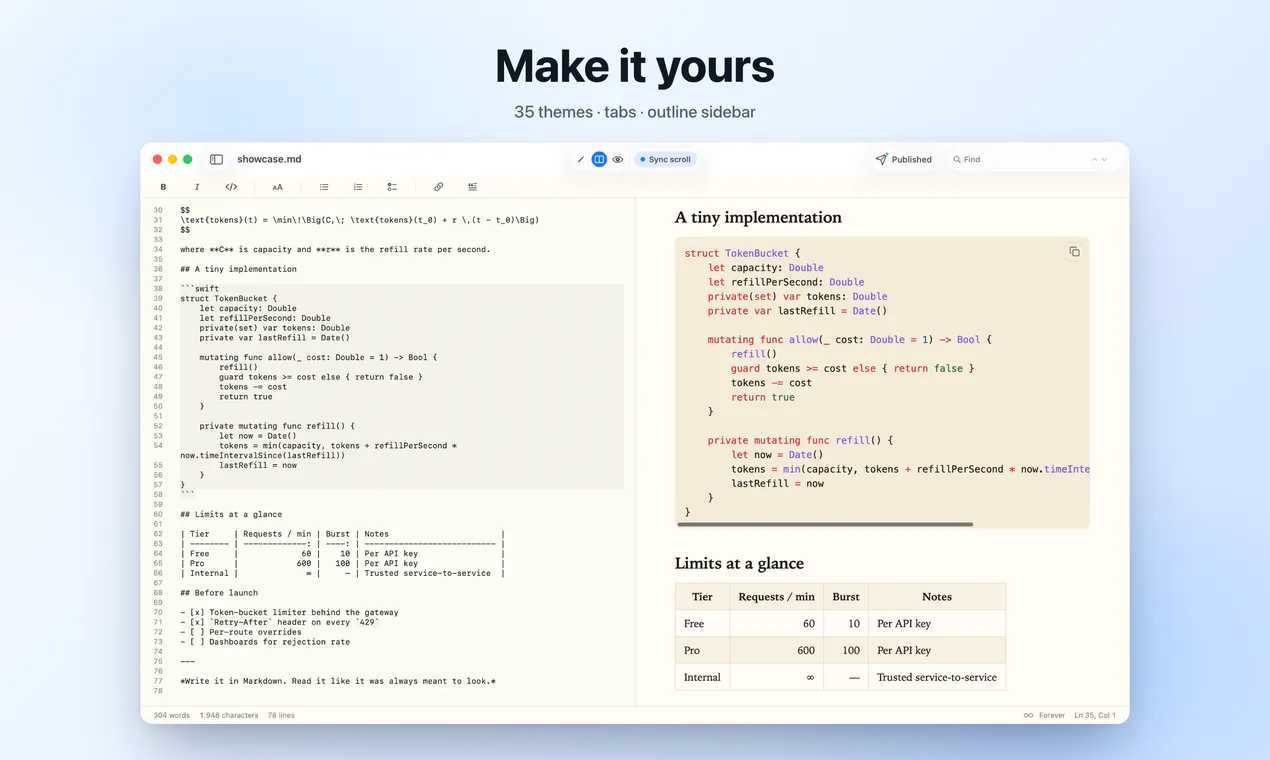 QuickMark screenshot
