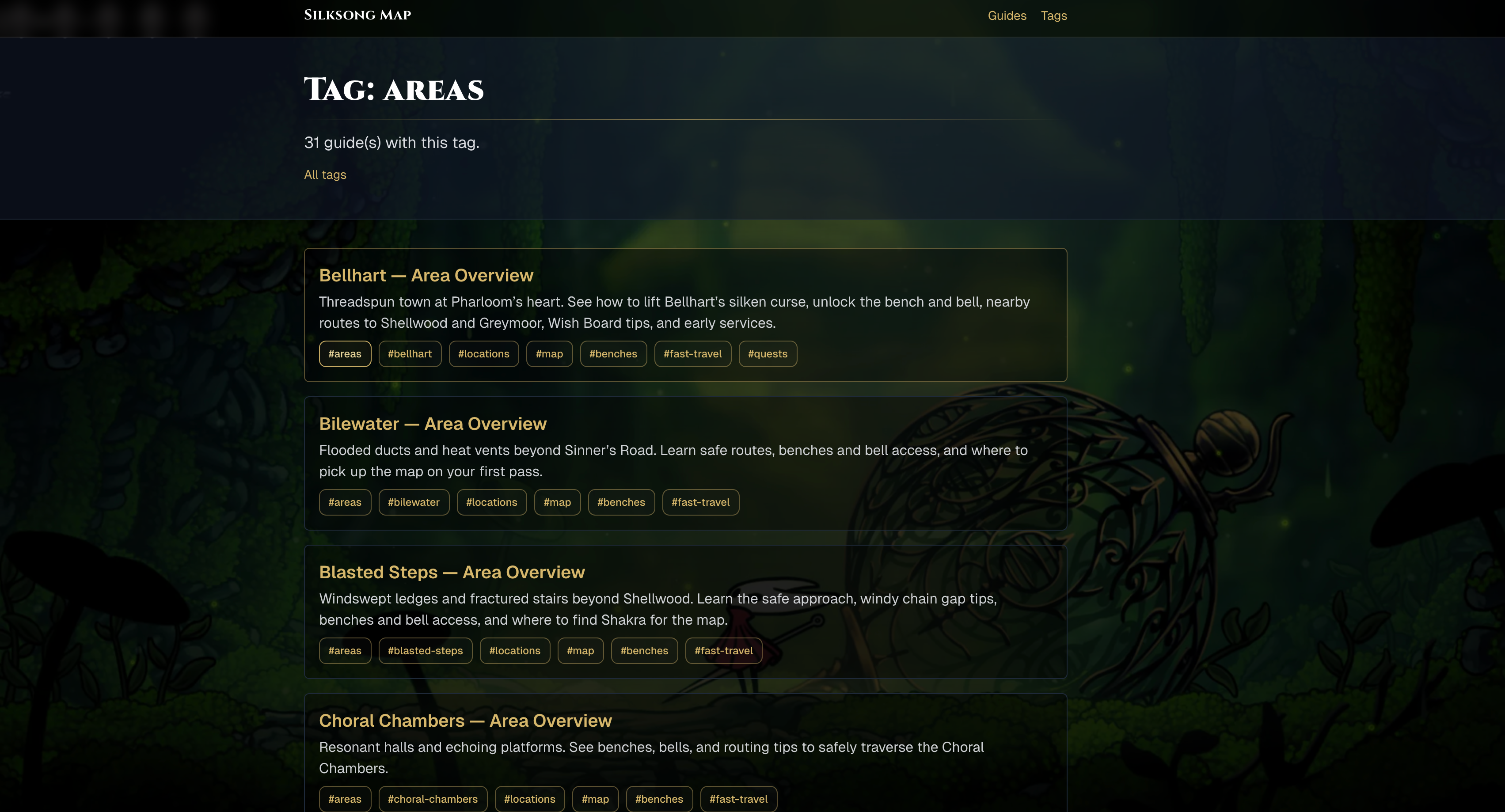 Silksong Map gallery image