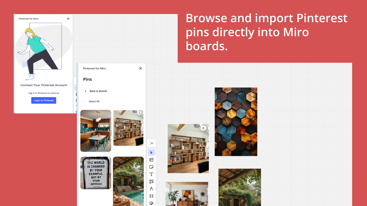 Pinterest for Miro gallery image