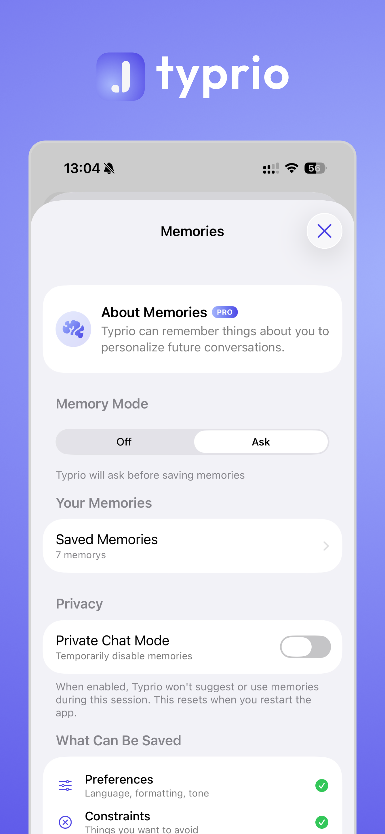 Typrio - Screenshot 3 showing product features and functionality