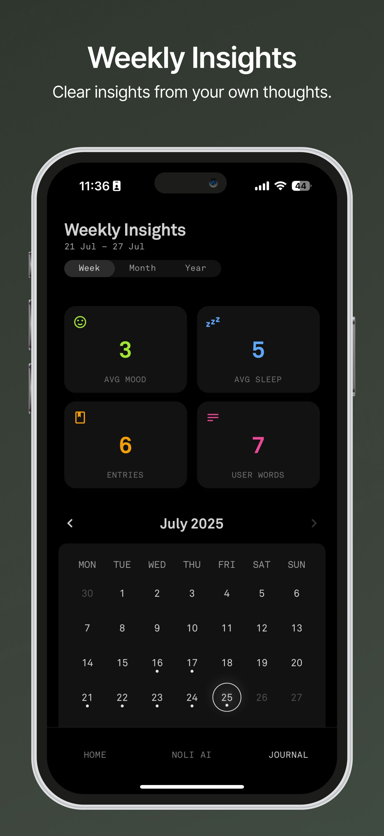 Noli Ai - Companion de journal intelligent media 4