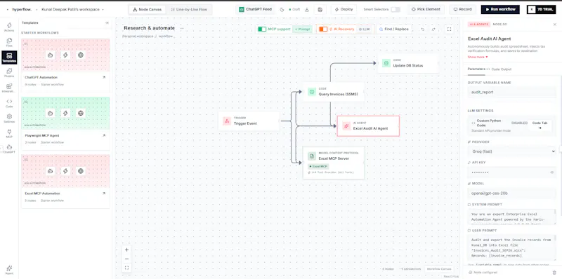 Hyperflow screenshot 2