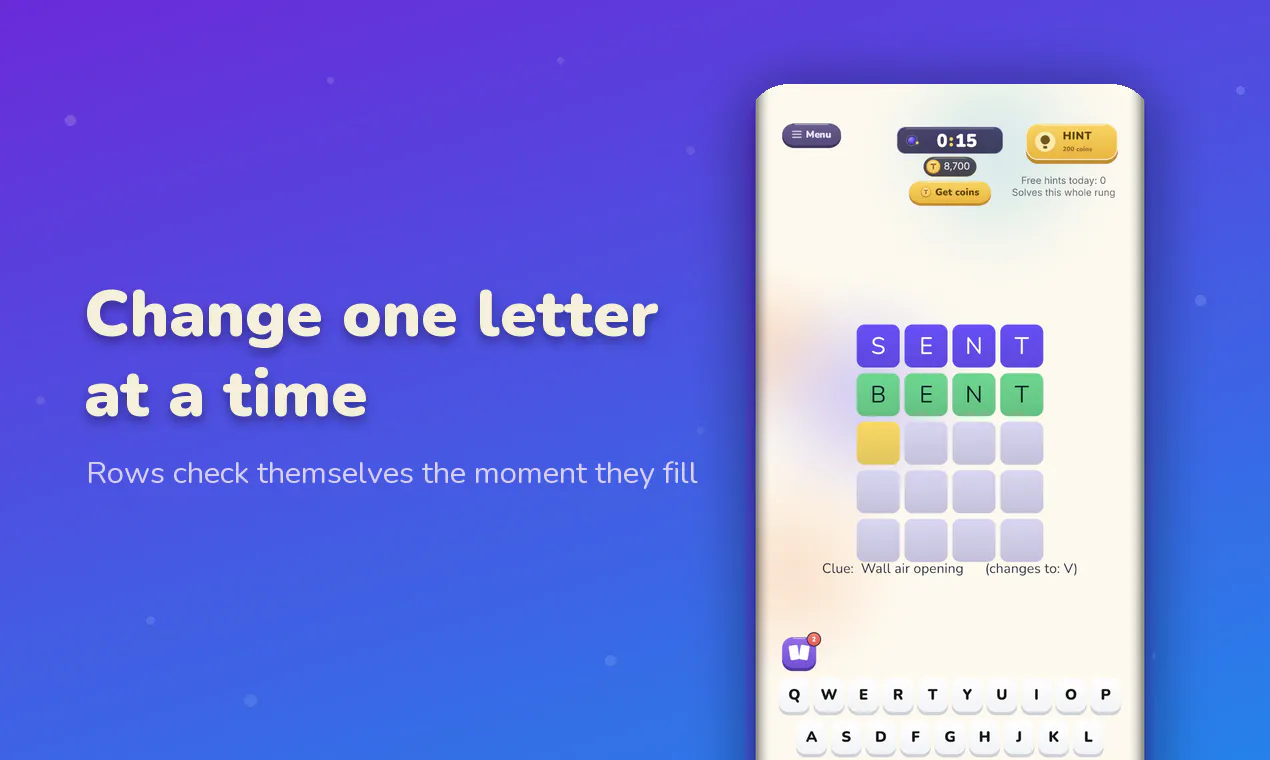 Tether: Word Ladder screenshot 3