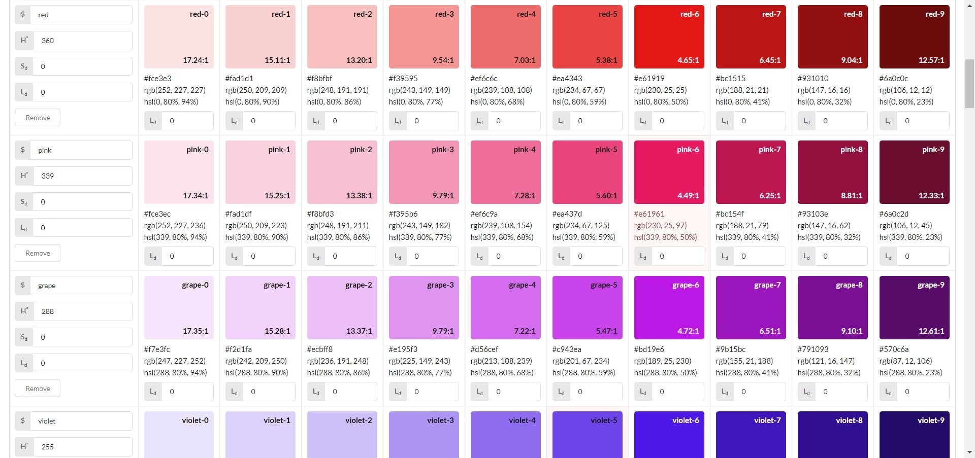Systematic Color Palette Generator gallery image