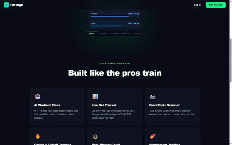 FitForge AI screenshot 2
