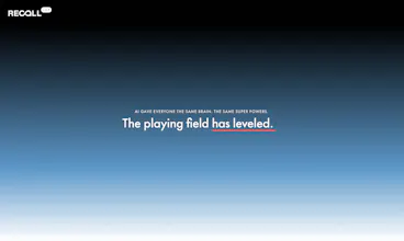 Recall 2.0 展示圖片