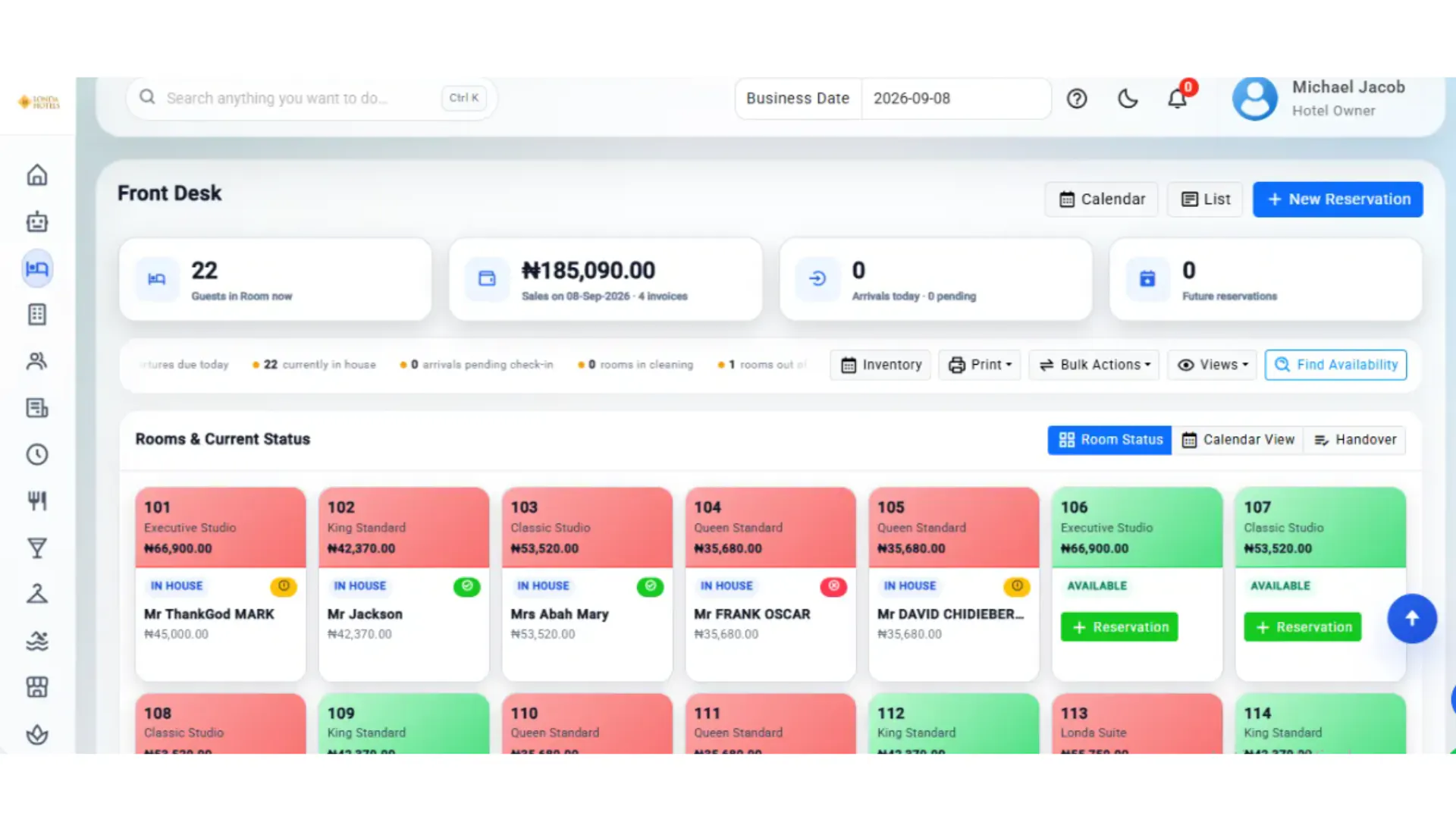 Venus Hotel Management Software gallery image