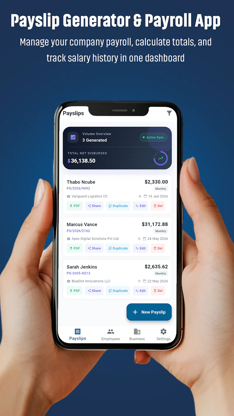 Payslip & Paystub Generator screenshot 5