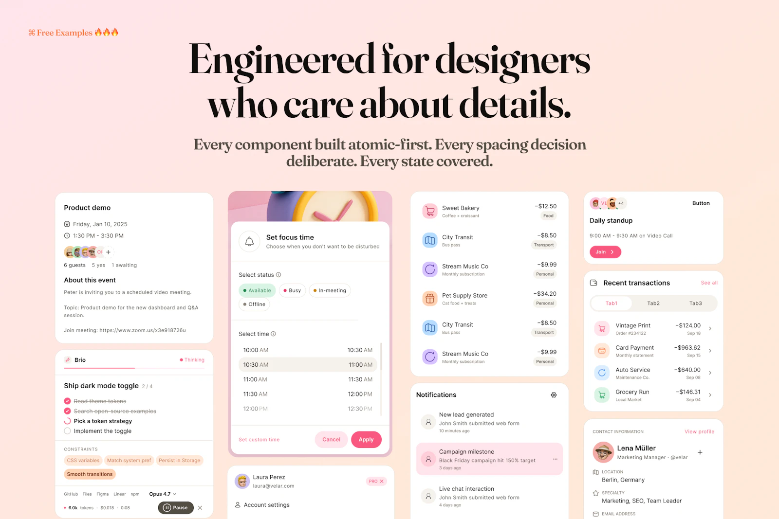 Velar Design System screenshot 4