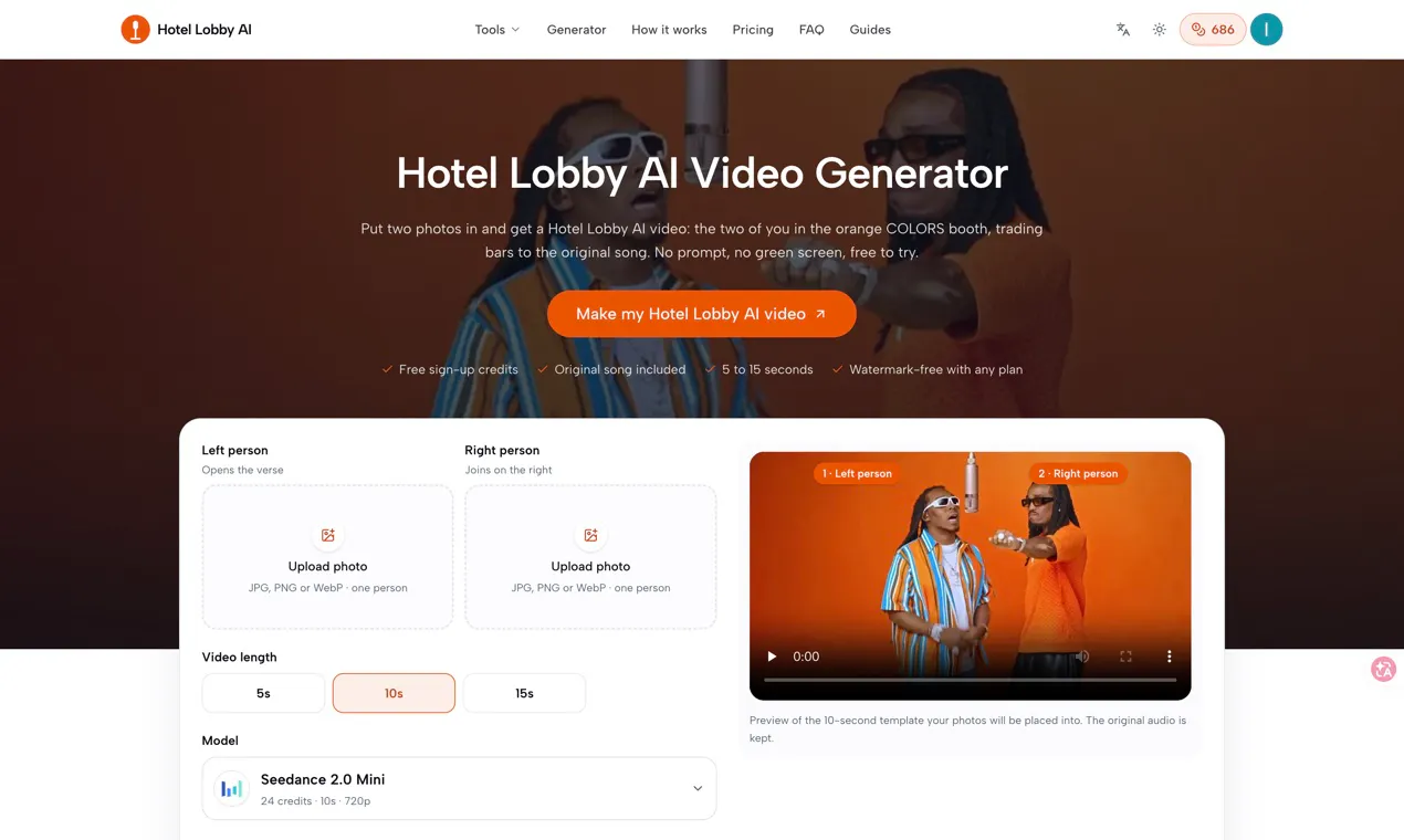 Hotel Lobby AI gallery image