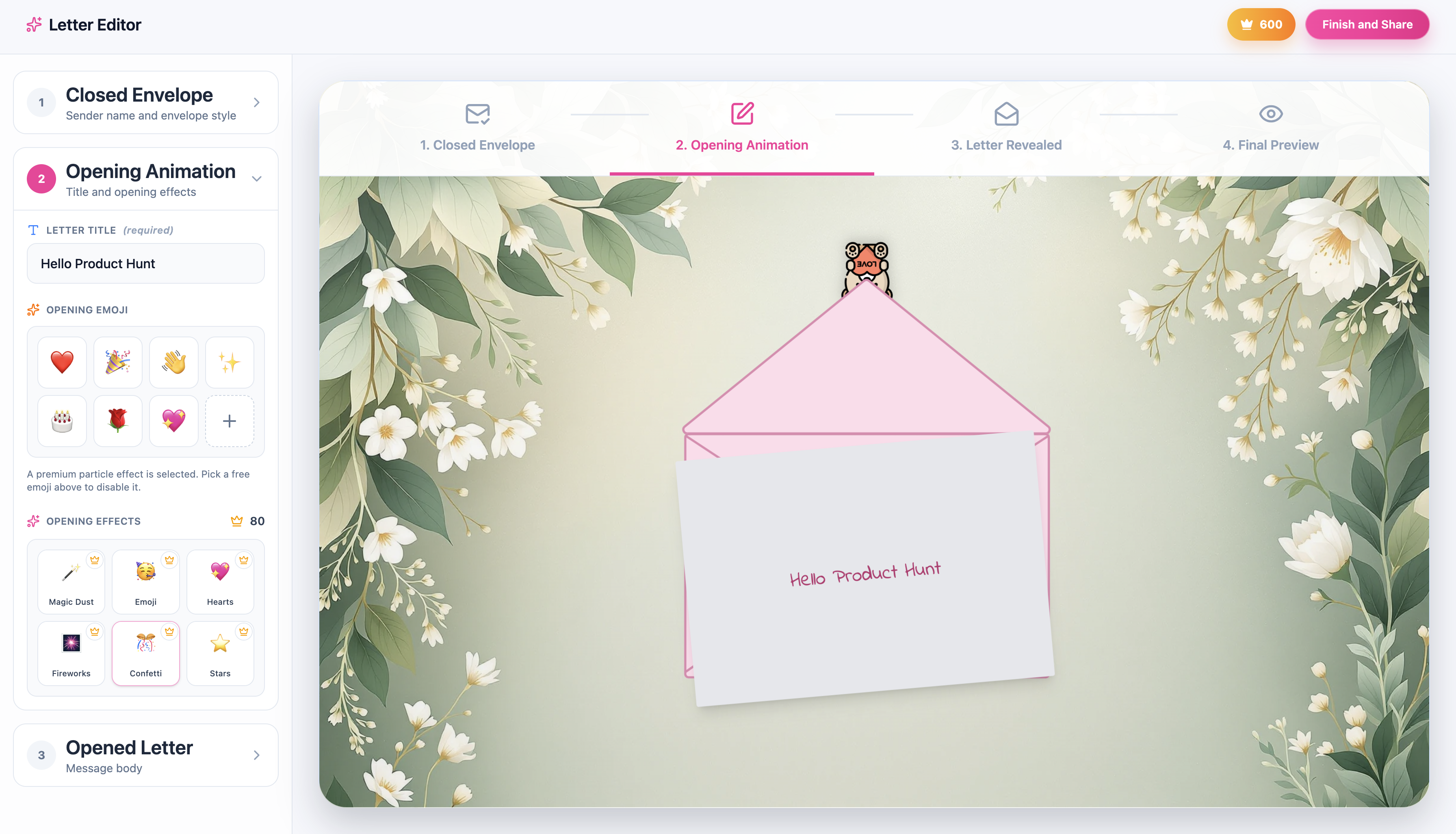 Love you make - Screenshot 2 showing product features and functionality