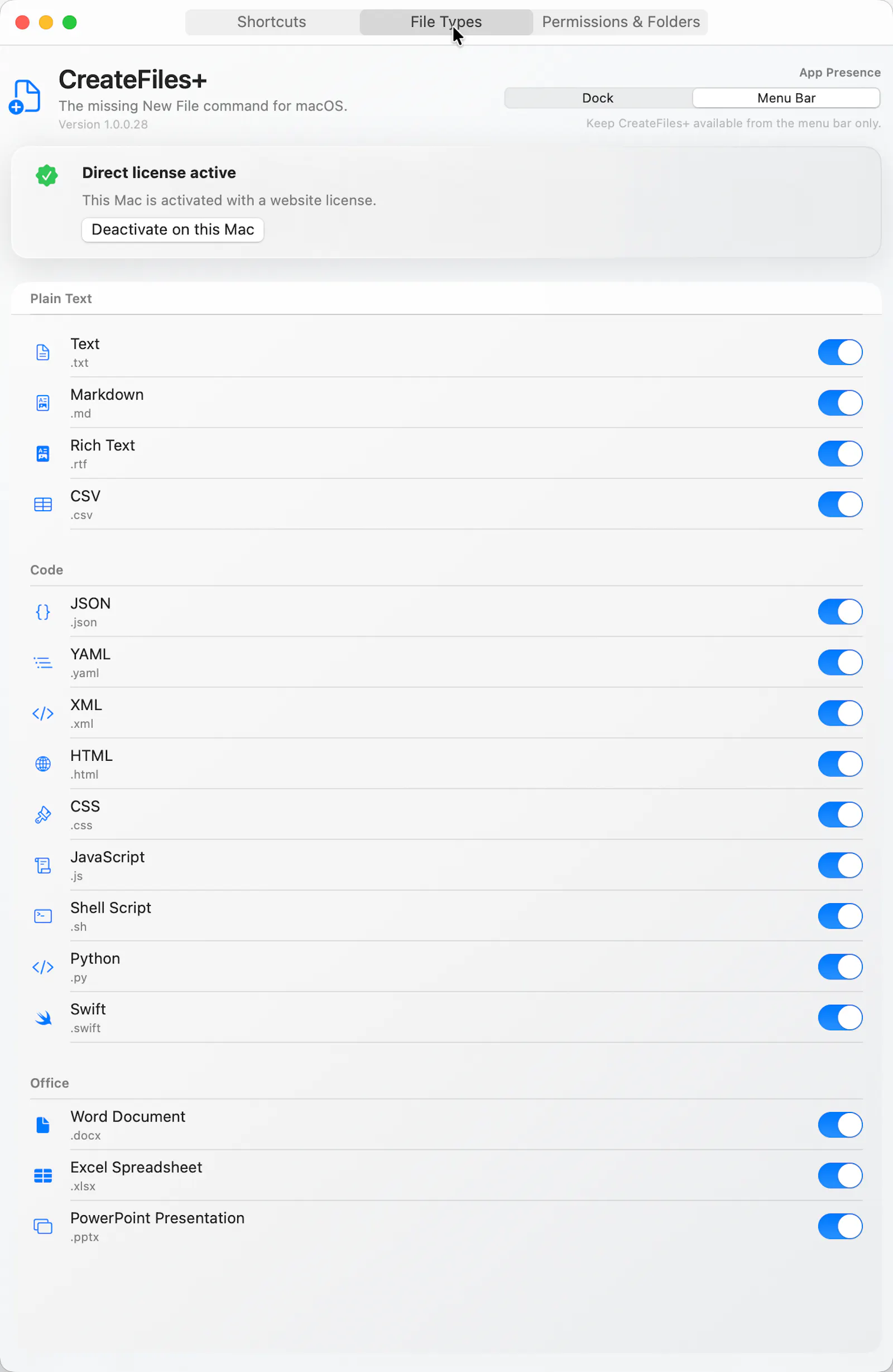 CreateFiles+ screenshot 5