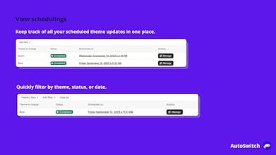 Léon - Shopify Theme Scheduler gallery image