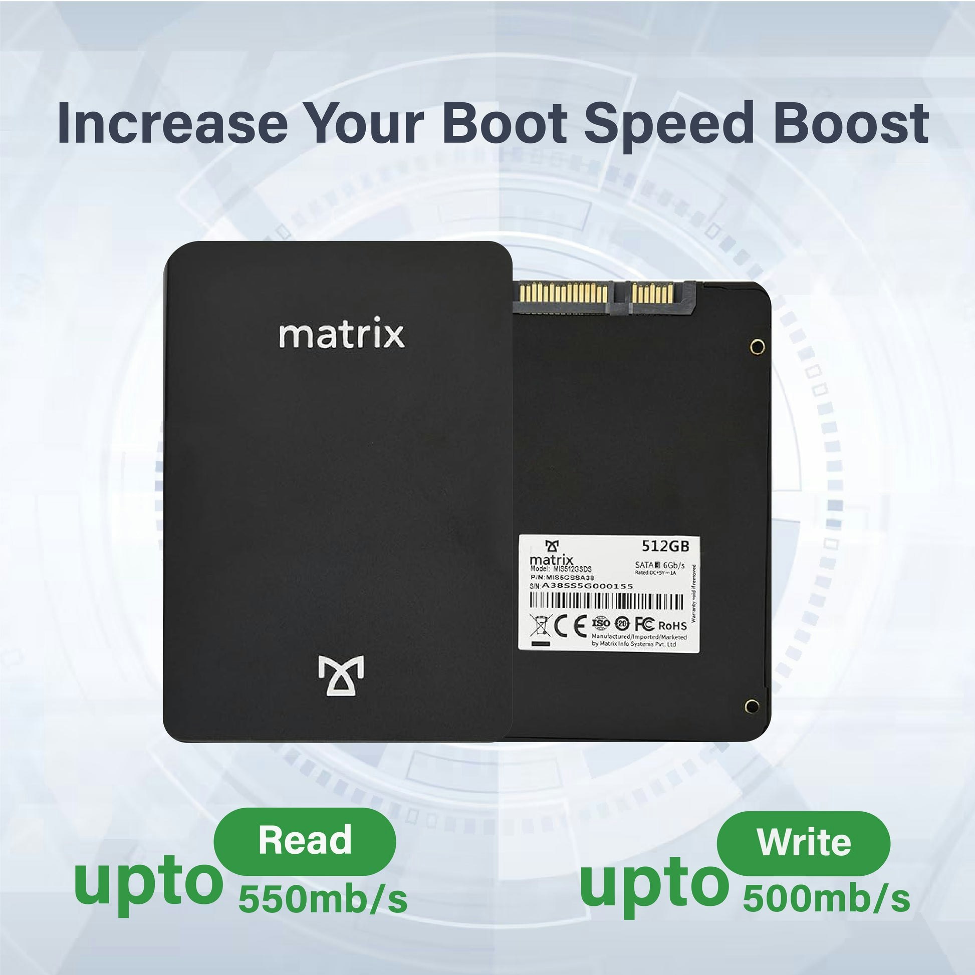 Matrix SATA SSD 512GB gallery image