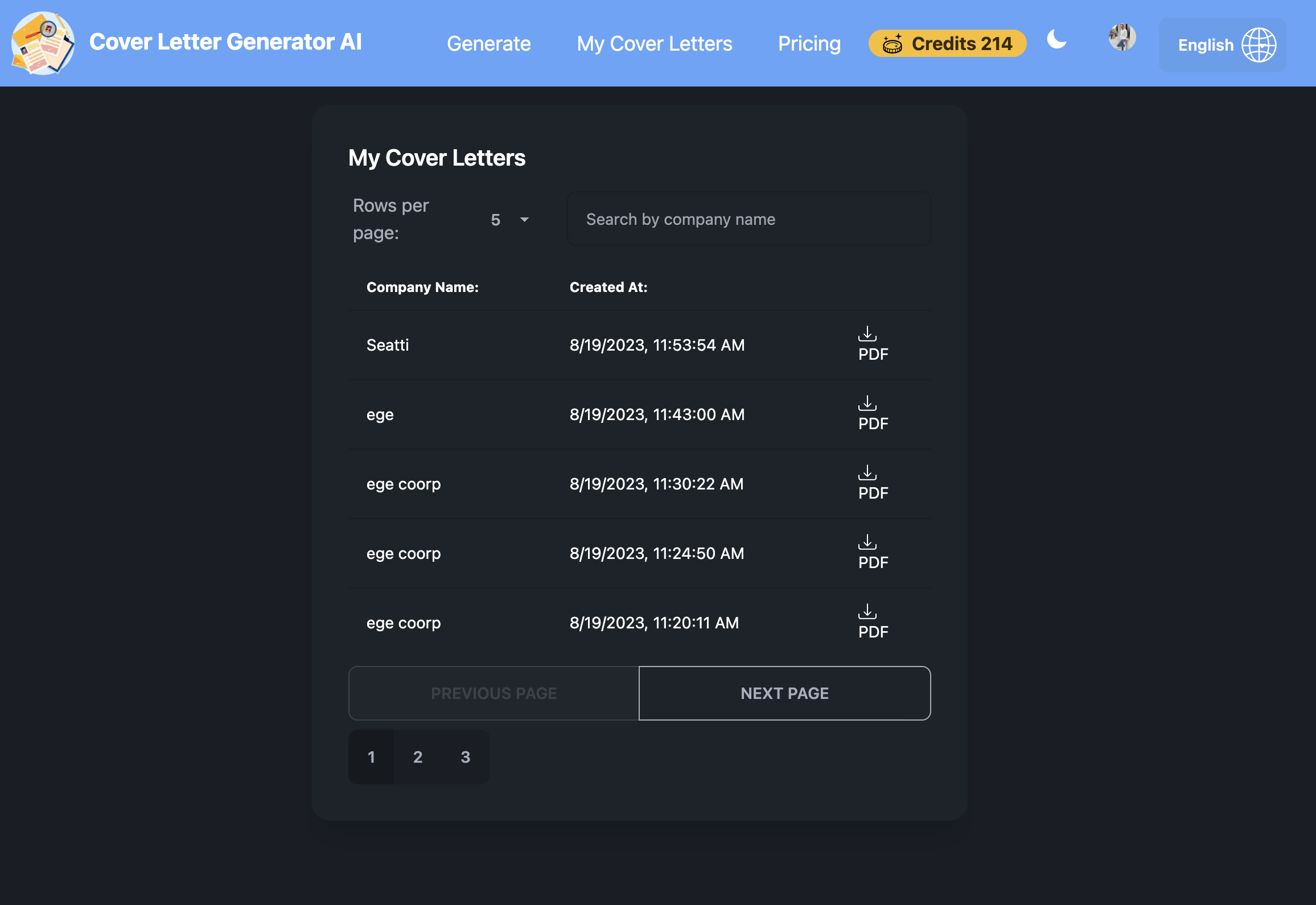 Cover Letter Generator gallery image