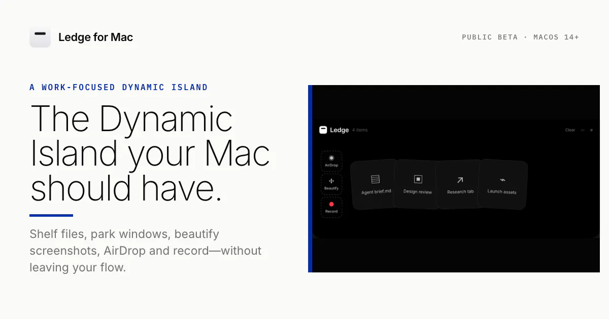 Ledge for Mac gallery image