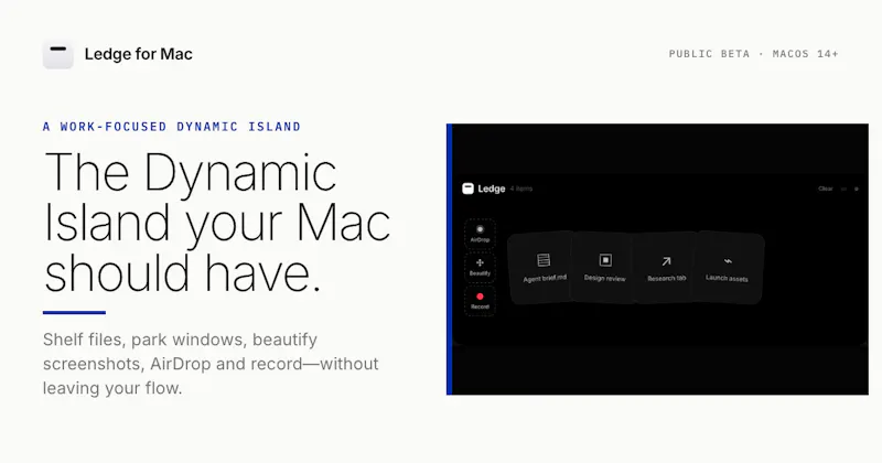 Ledge for Mac screenshot 1