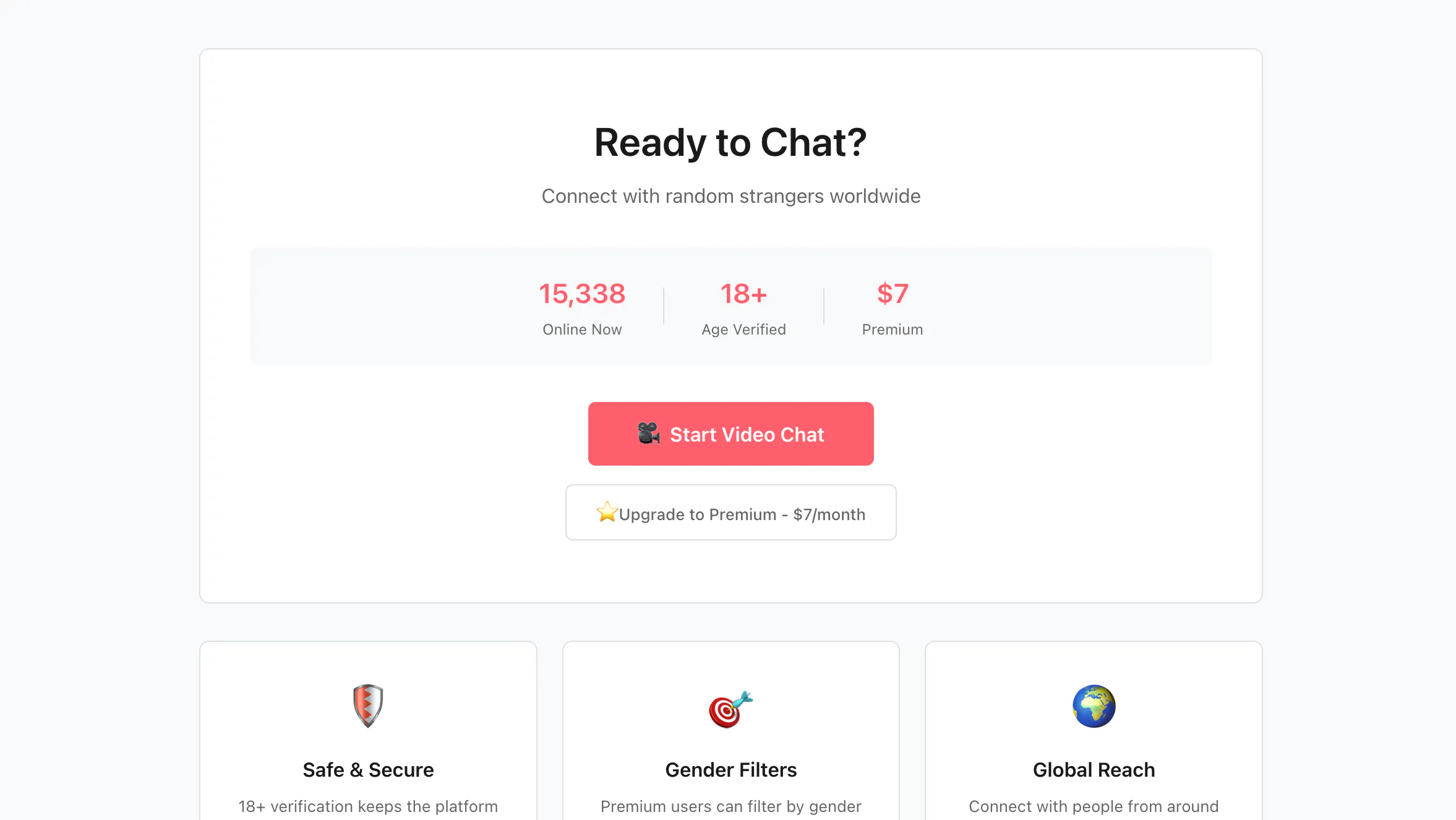 FunUp - Omegle Alternative | Video Chat 專案橫幅