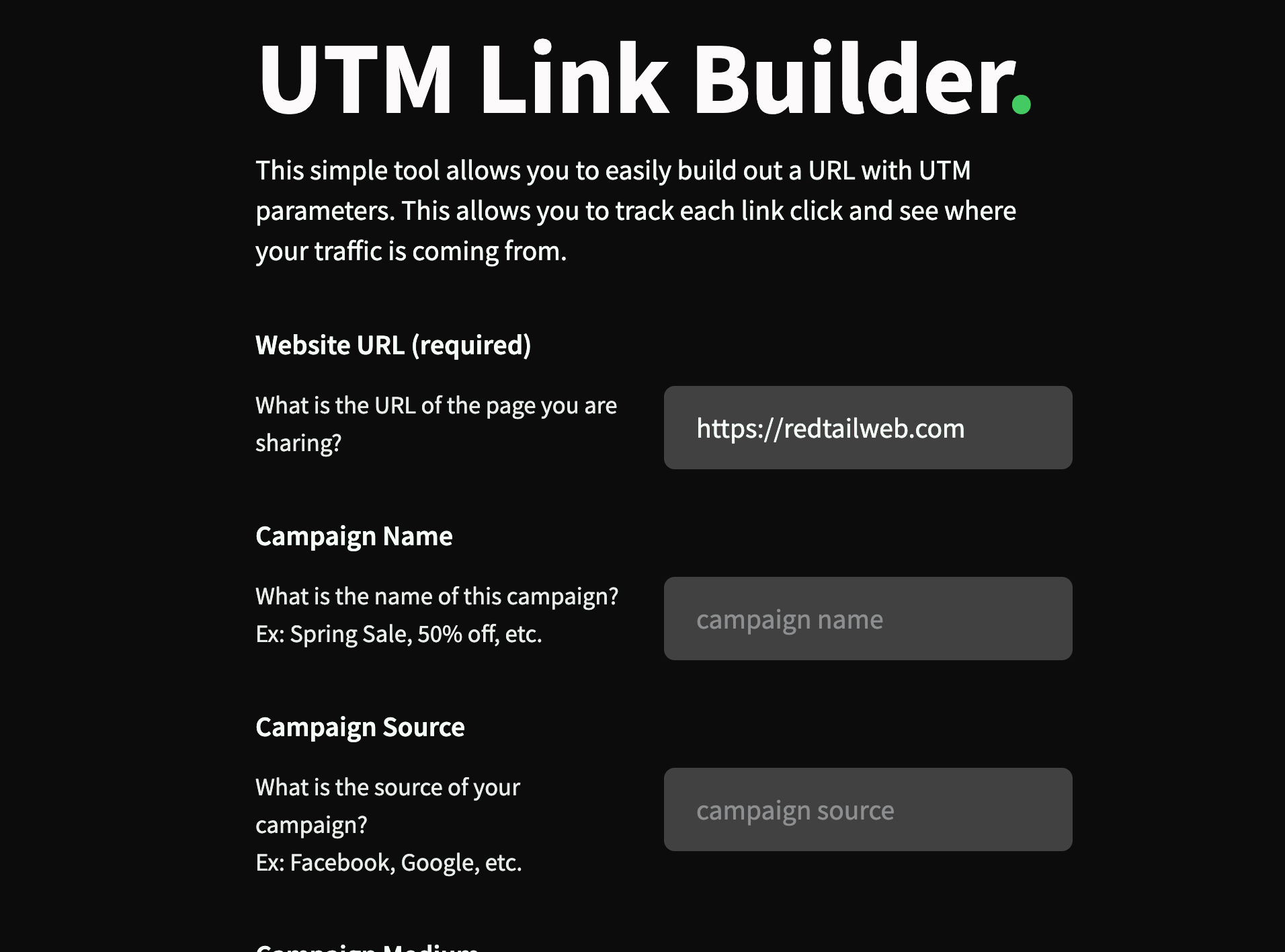 UTM Builder