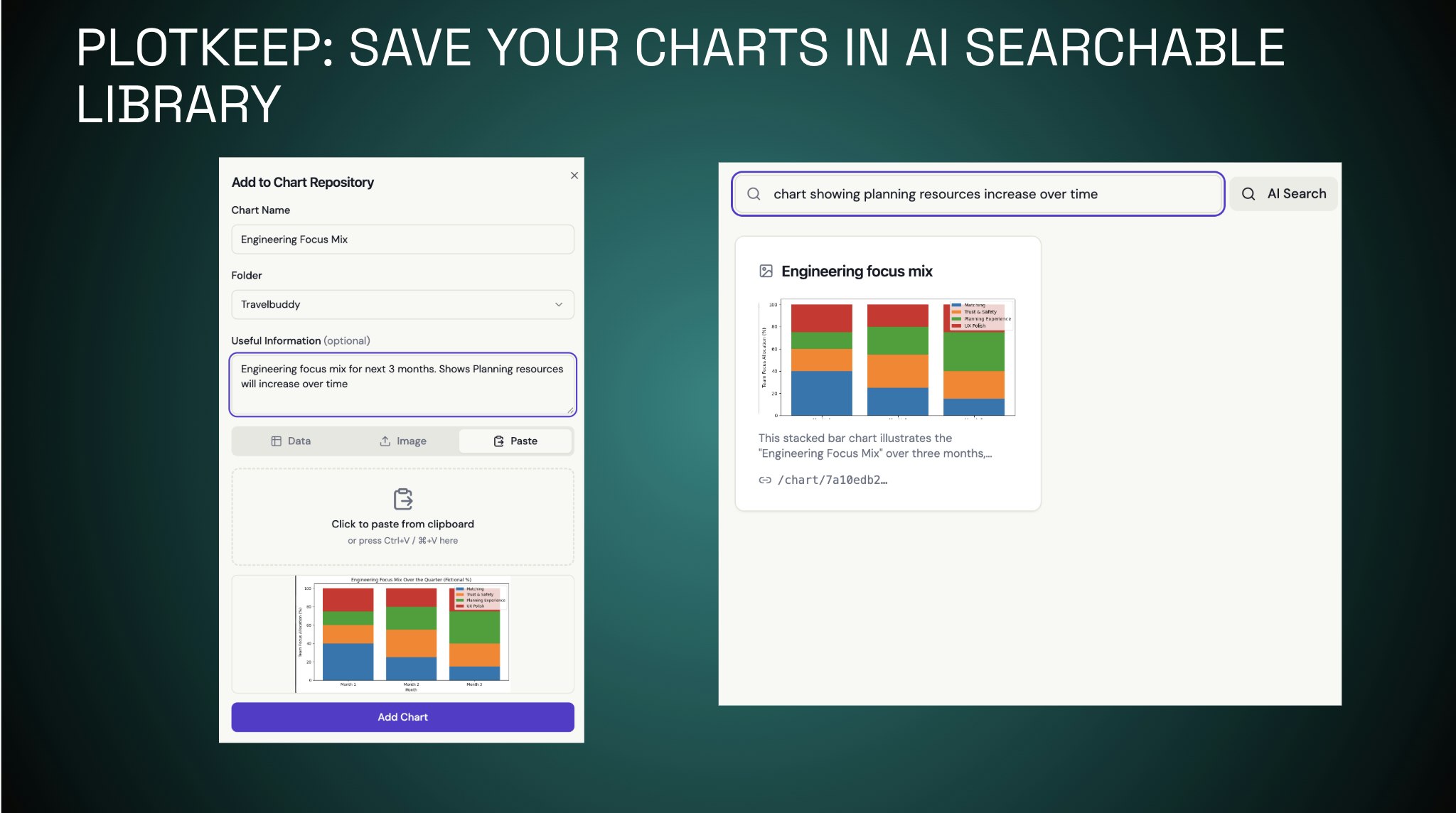 PlotKeep - Main product screenshot demonstrating key features and user interface