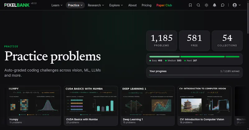 PixelBank - Learn AI the right way screenshot 3
